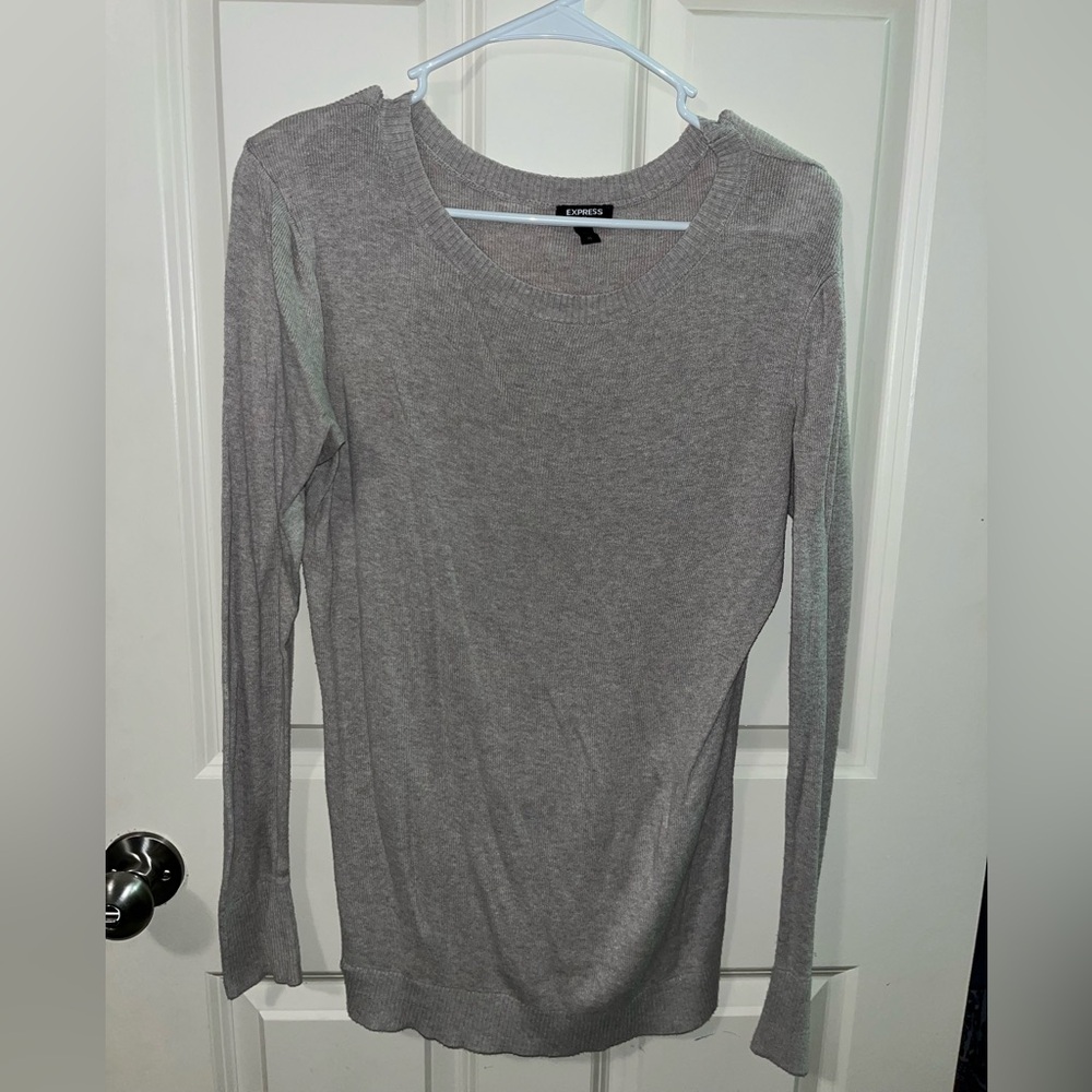 Express Tan Knit Sweater